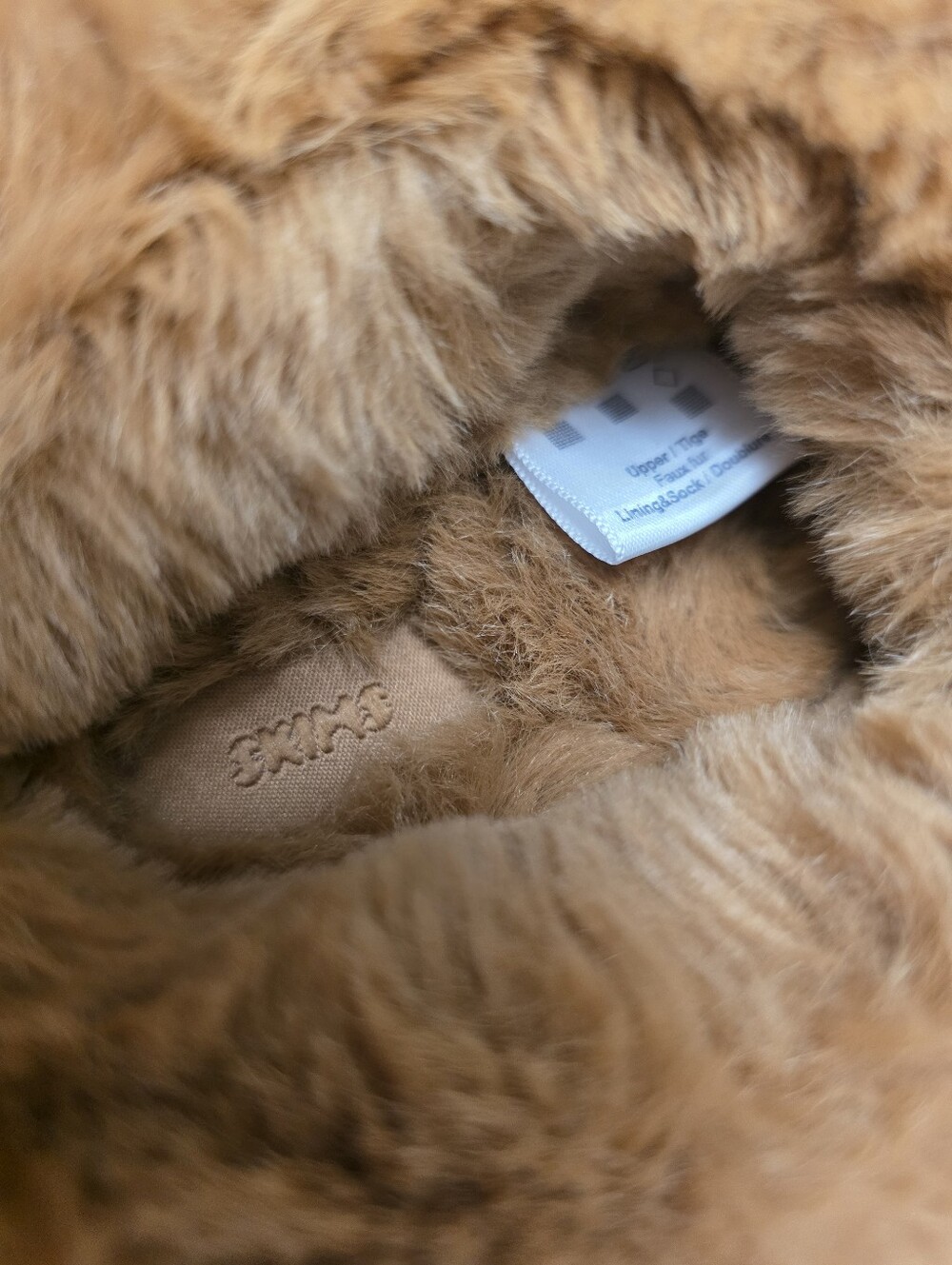 SKIMS Faux Fur Slipper Camel Color US 4.5/5 EU 35 - Picture 5 of 7